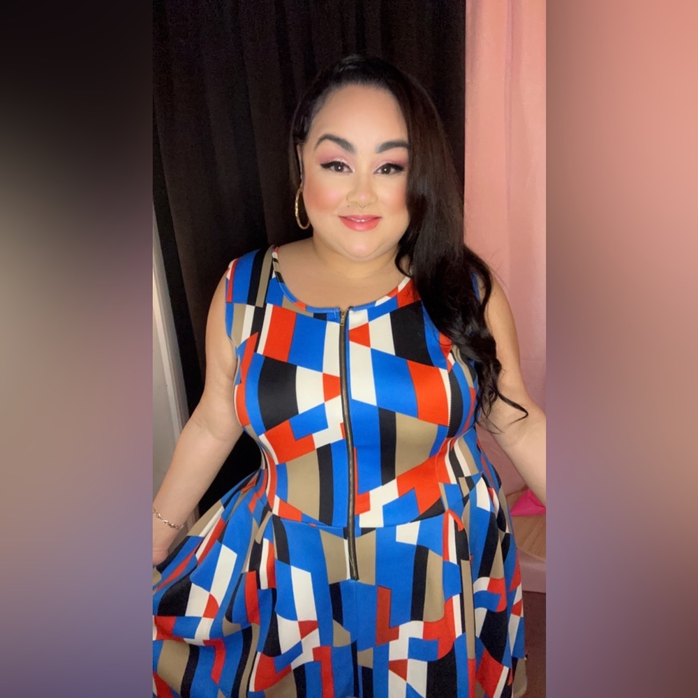 Color block dress! Women’s plus size 3x
